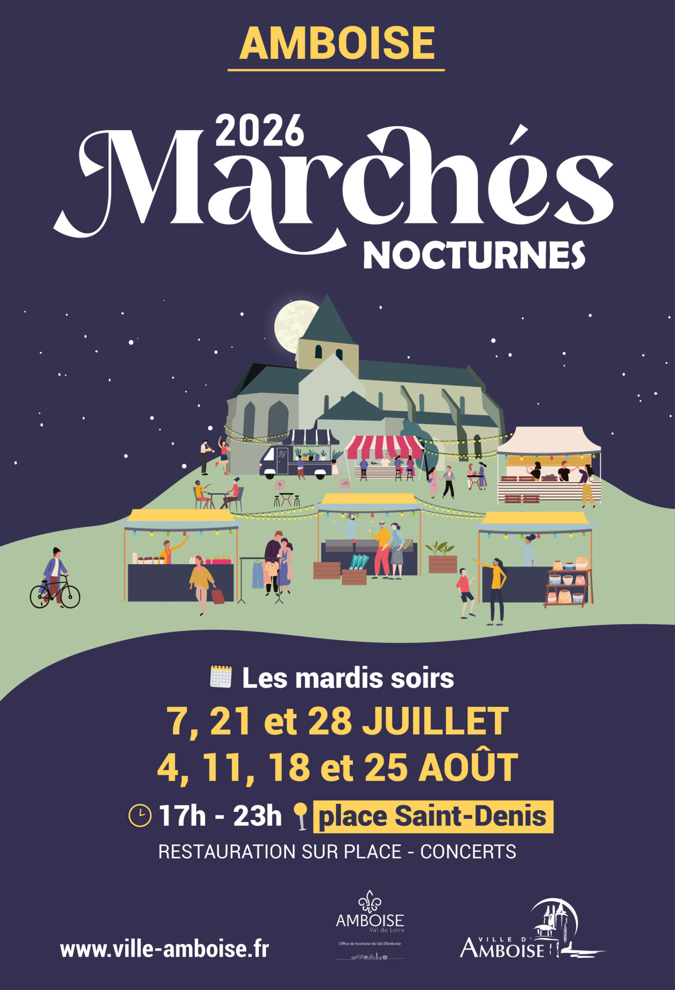 Marchés nocturnes à Amboise  Amboise