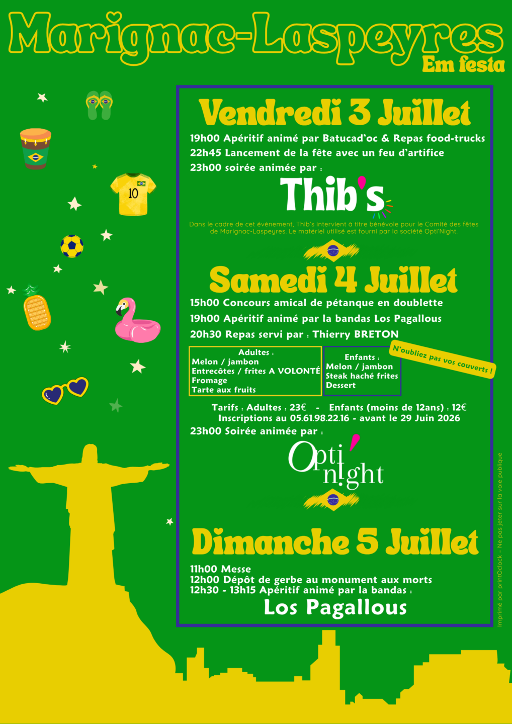 MARIGNAC LASPEYRES FAIT EM FESTA Le Village Marignac-Laspeyres 2026-07-03