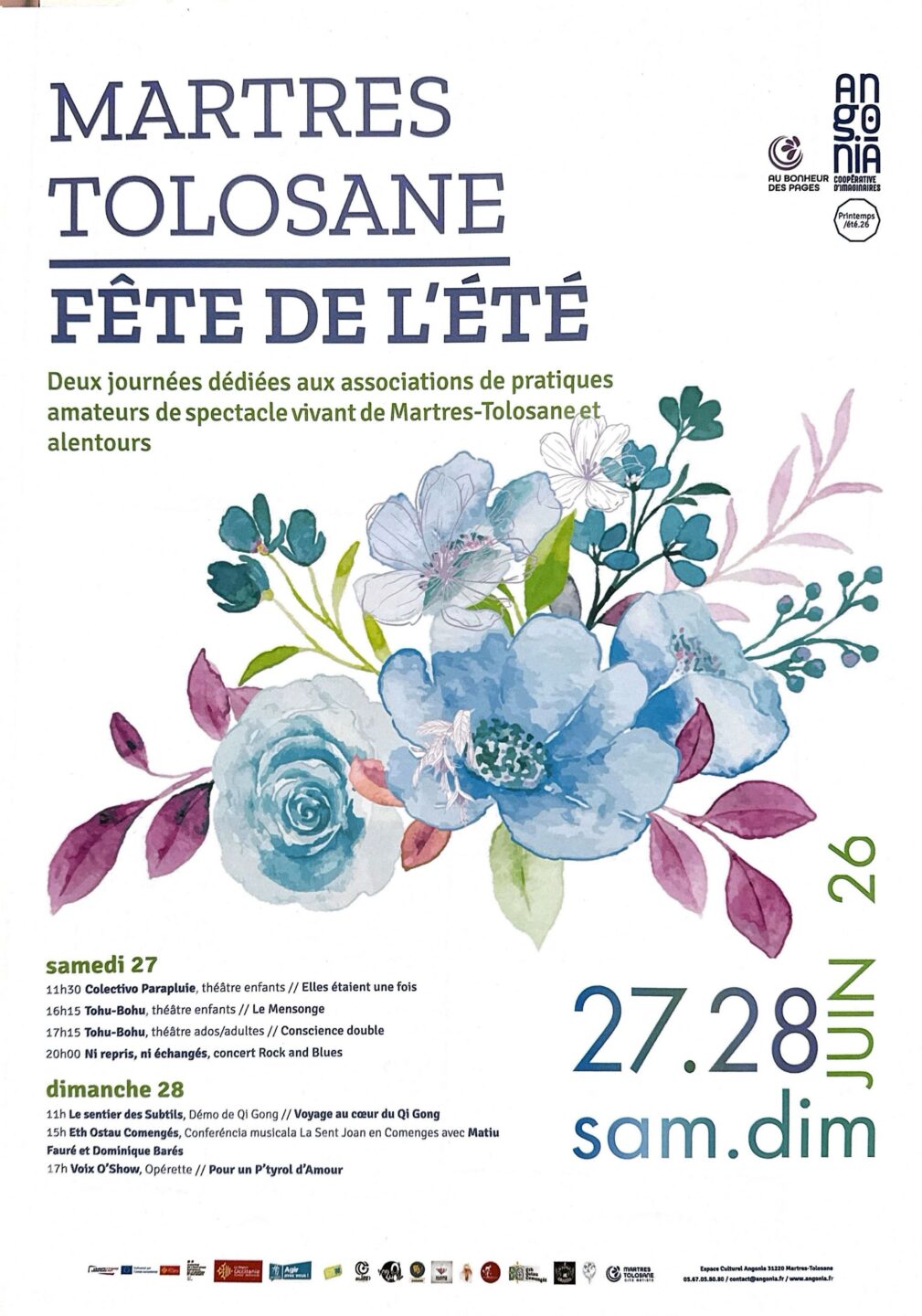 MARTRES-TOLOSANE FÊTE L’ÉTÉ ESPACE CULTUREL ANGONIA Martres-Tolosane
