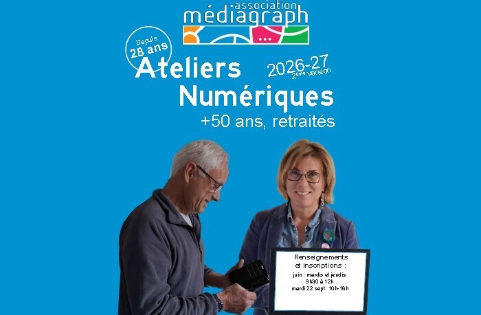 Mediagraph : Portes ouvertes – ateliers numériques seniors + 50 ans (saison 2026-2027) Mediagraph Nantes