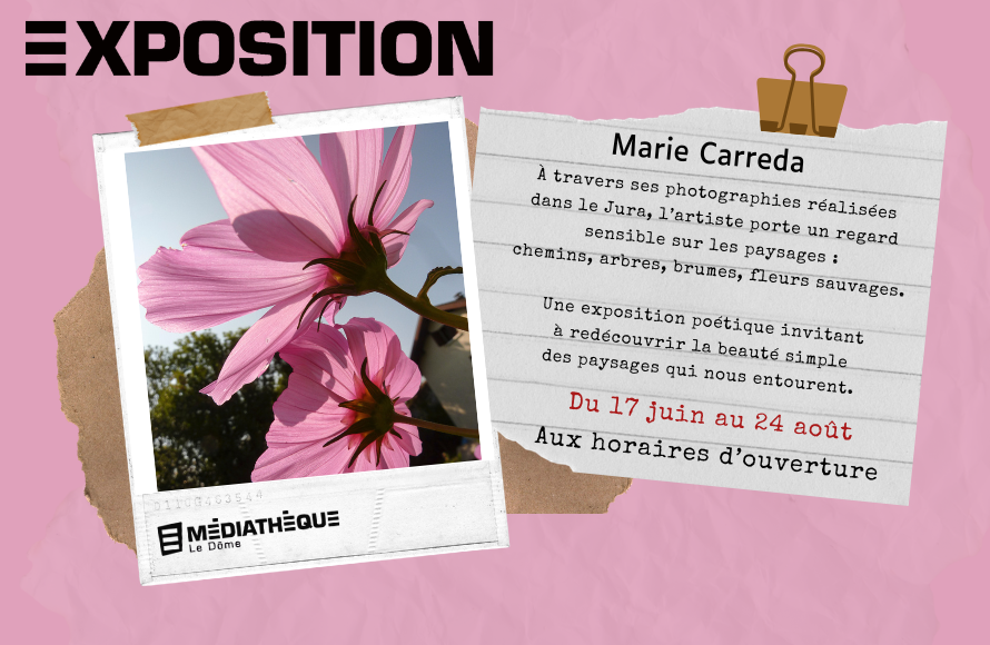 Médiathèque Le Dôme Exposition Marie Carreda Médiathèque Saint-Claude