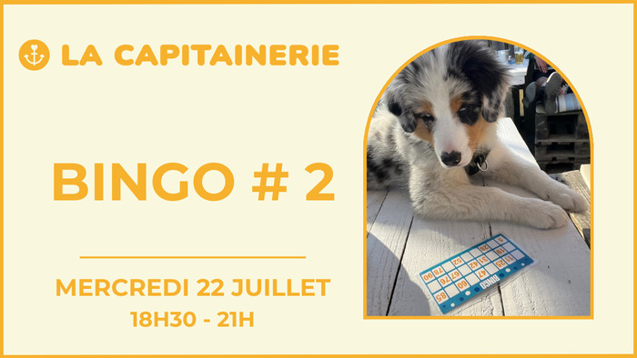 Mercredi Bingo # 2 Prairies St Martin – Capitainerie des P’tits Bateaux Rennes