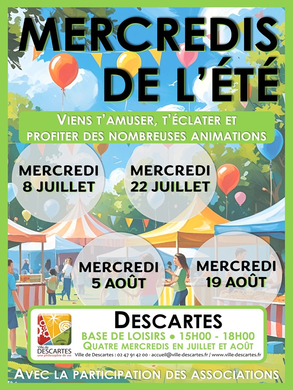 Mercredis de l'été Descartes 2026-07-08
