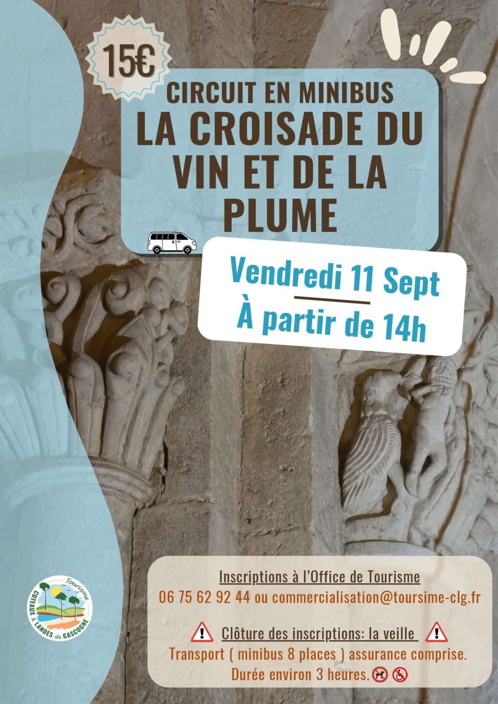 Mini-Circuit La Croisade du Vin et de la Plume Romestaing