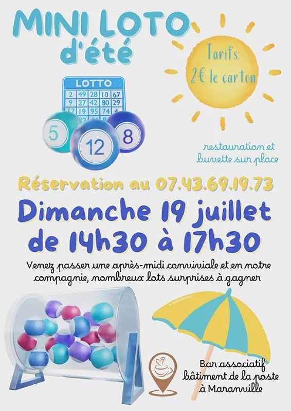Mini loto d&rsquo;été à Maranville  Maranville
