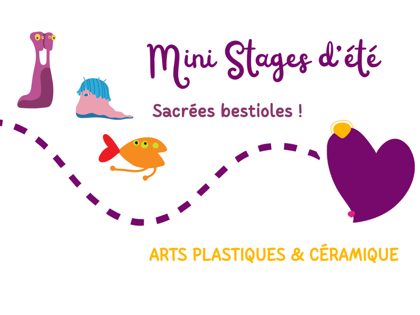 Mini stage d&rsquo;été sacrées bestioles arts plastiques & céramique Place du Barry Pontacq