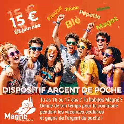 Mission Argent de poche à Magné  Magné