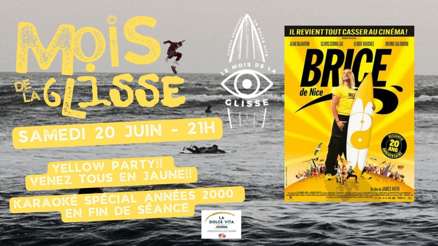 Mois de la Glisse Projection du film Brice de Nice 32 Avenue de Bordeaux Andernos-les-Bains 2026-06-20