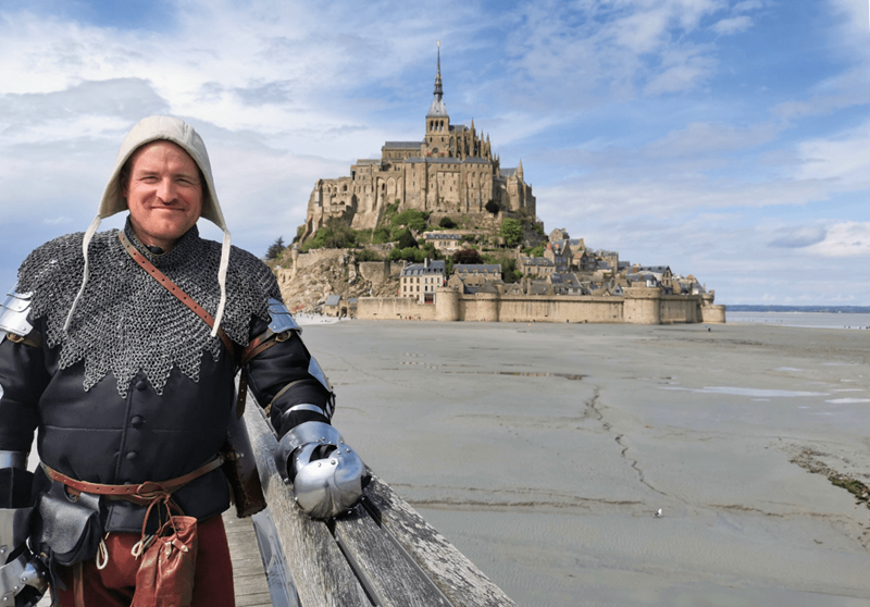 Mont Saint-Michel, 1434 Vivre et résister dans une forteresse assiégée Jardins de la Croix de Jérusalem Le Mont-Saint-Michel