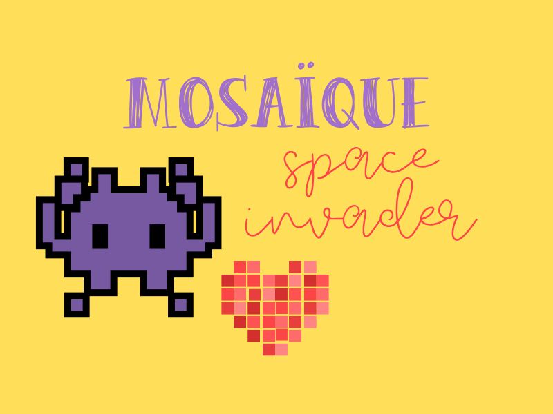 Mosaïque space invader Granville