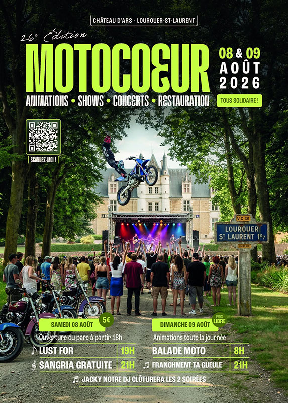 Motocoeur 36 Lourouer-Saint-Laurent