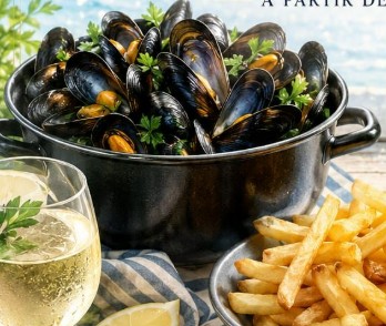 Moules frites aux deux Cygnes Restaurant les deux Cygnes Saint-Paul