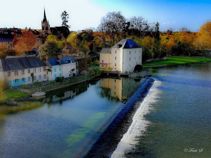 Moulin du Bourg de Parcé-sur-Sarthe, Le moulin du Bourg, Parcé-sur-Sarthe