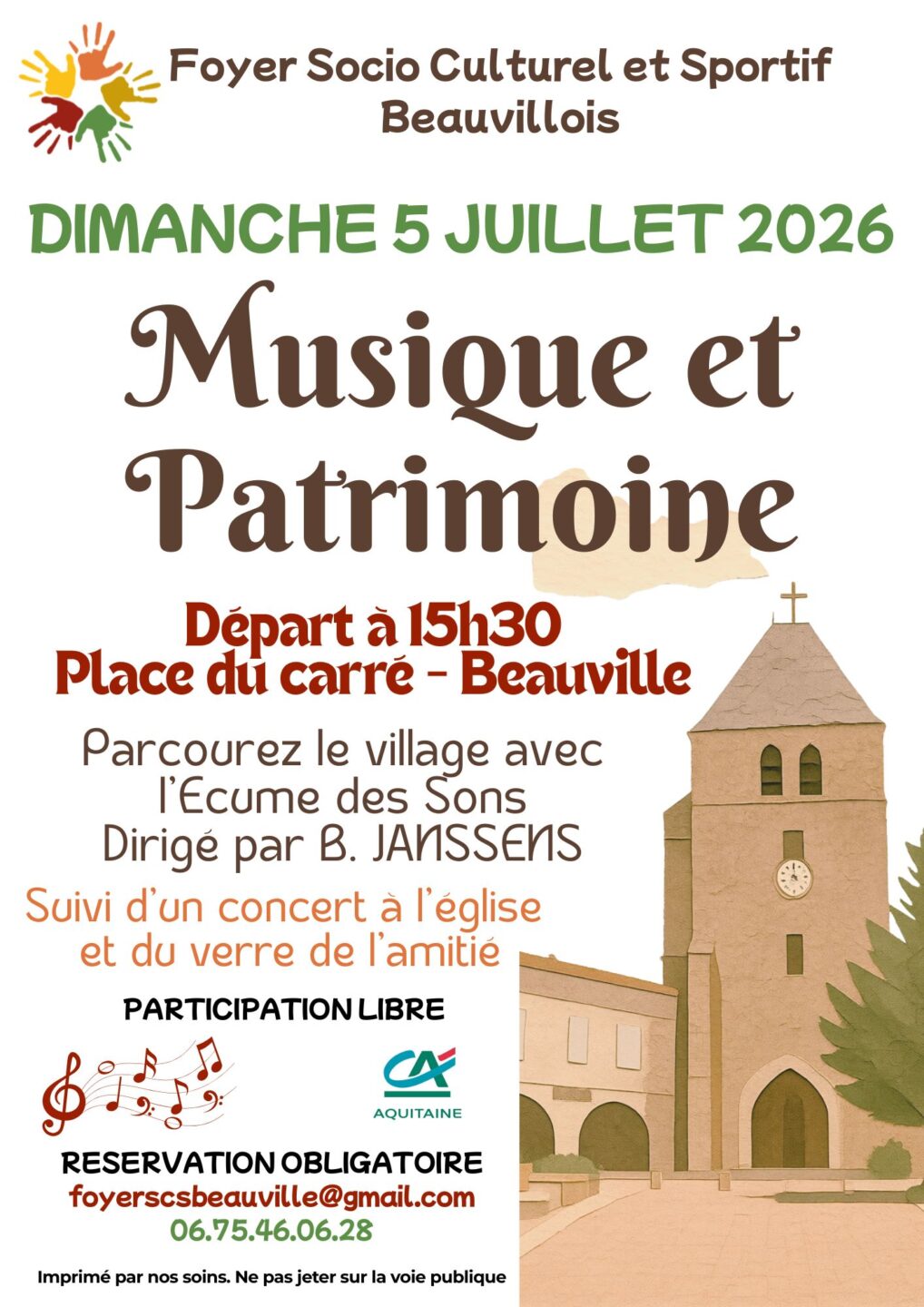 Musique et Patrimoine  Beauville