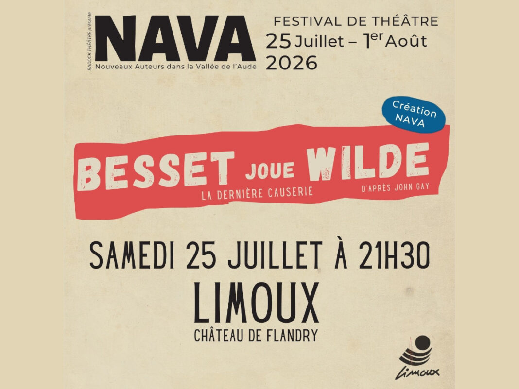 NAVA 2026 BESSET JOUE WILDE LA DERNIÈRE CAUSERIE  Limoux