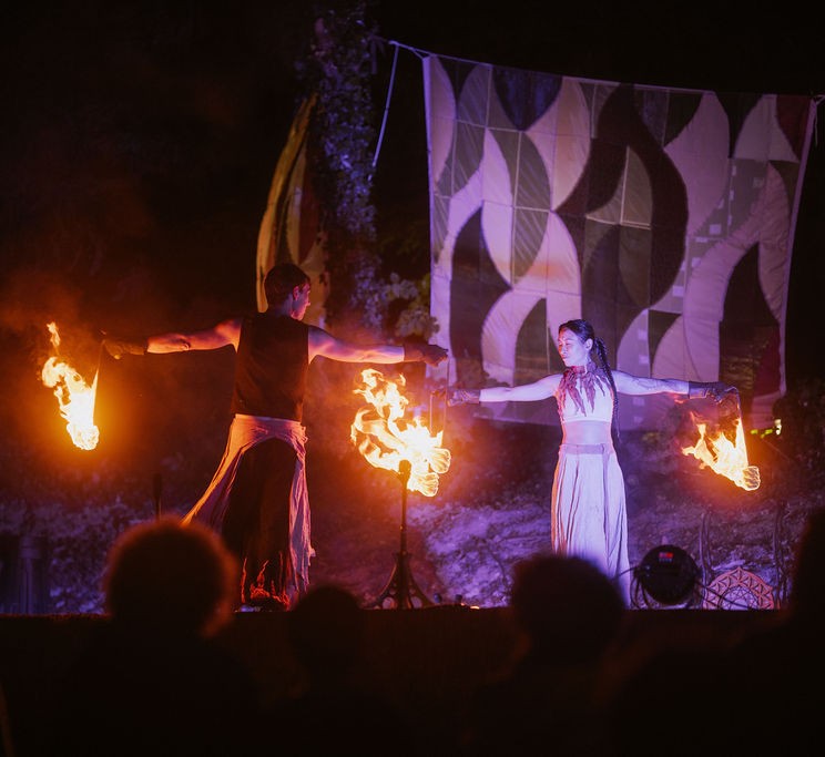 Nocturne Arts2Rues 2026.1 21/07 Systemic & FireNomads Candes-Saint-Martin