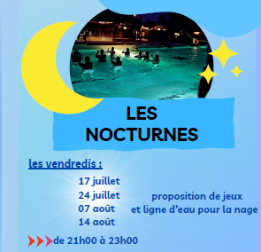 Nocturnes à la piscine intercommunale de Castelnau-Montratier Castelnau Montratier-Sainte Alauzie