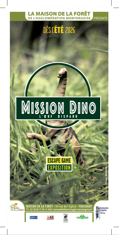 Nouveauté de l’été Escape Game Mission Dino L’œuf disparu Paucourt