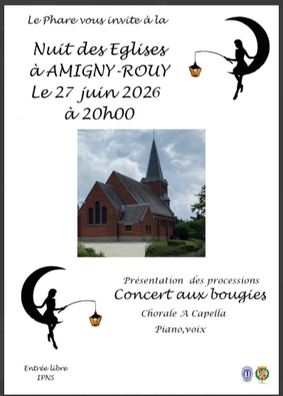Nuit des églises le PHARE d’Amigny-Rouy Amigny-Rouy