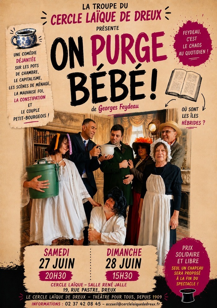 On purge bébé ! Cercle laïque Dreux