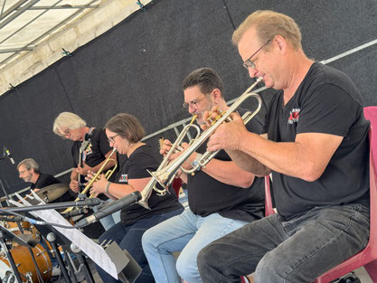 Orchestre de Jazz de l&rsquo;école de musique Place du Marché Andernos-les-Bains
