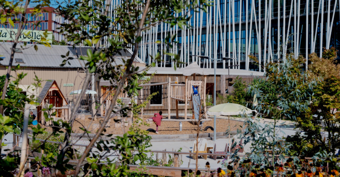 La Parcelle, jardin culturel à Porte d'Aubervilliers