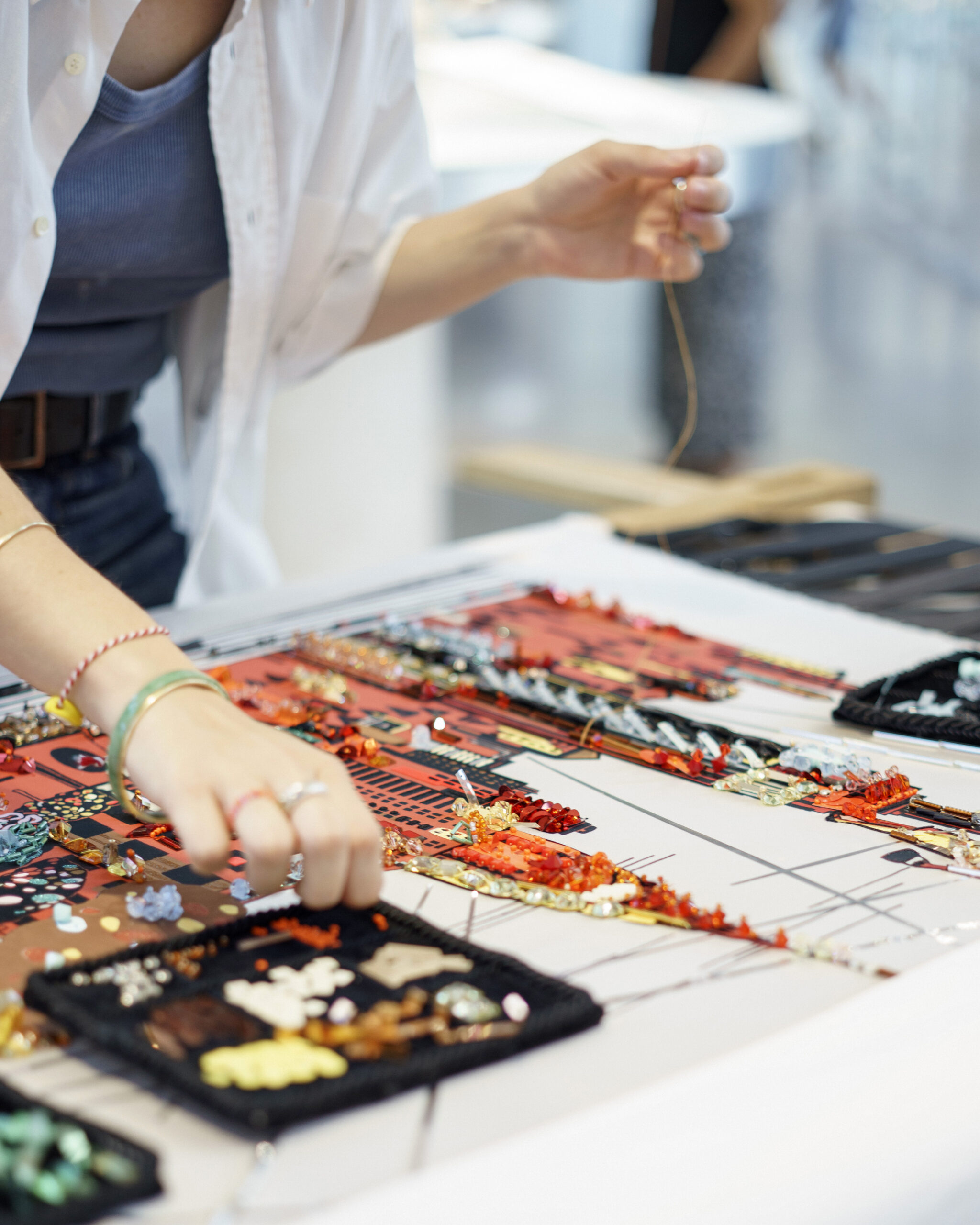 Atelier collaboratif de broderie par Atelier Montex 