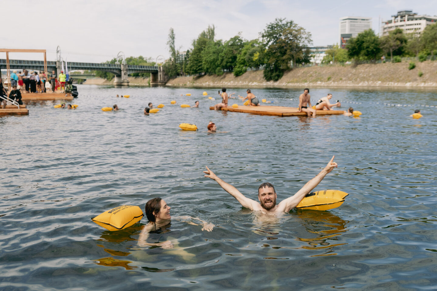 Baignade au bras de Grenelle, le 5 juillet 2025
