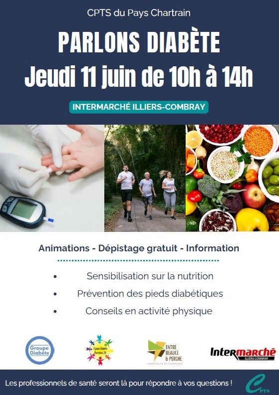 Parlons diabète Prévention et dépistage Illiers-Combray