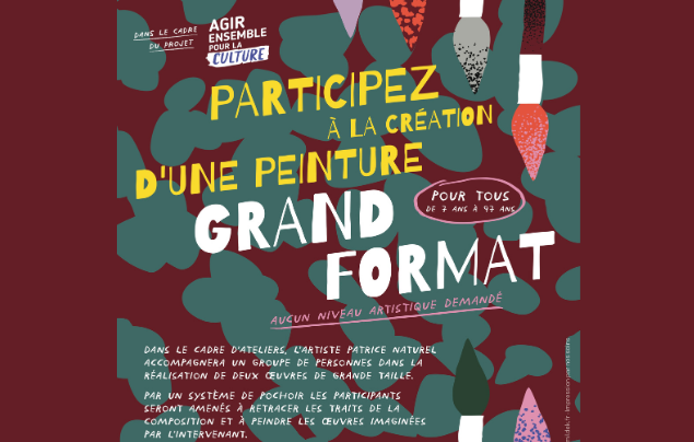 Participez à la création d&rsquo;une peinture grand format  Souvigné