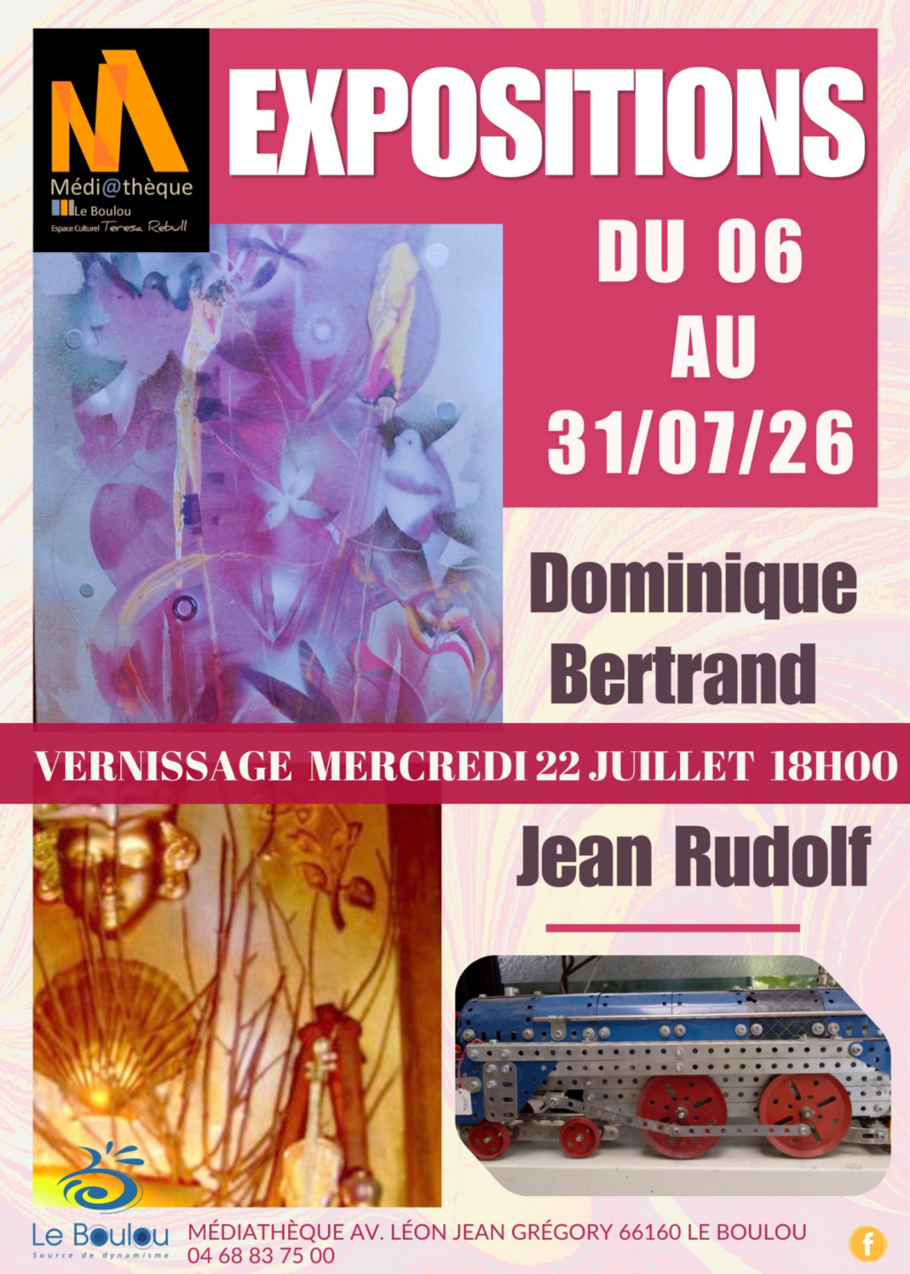 PARTIR… DOMINIQUE BERTRAND / MECANO JEAN RUDOLF  Le Boulou