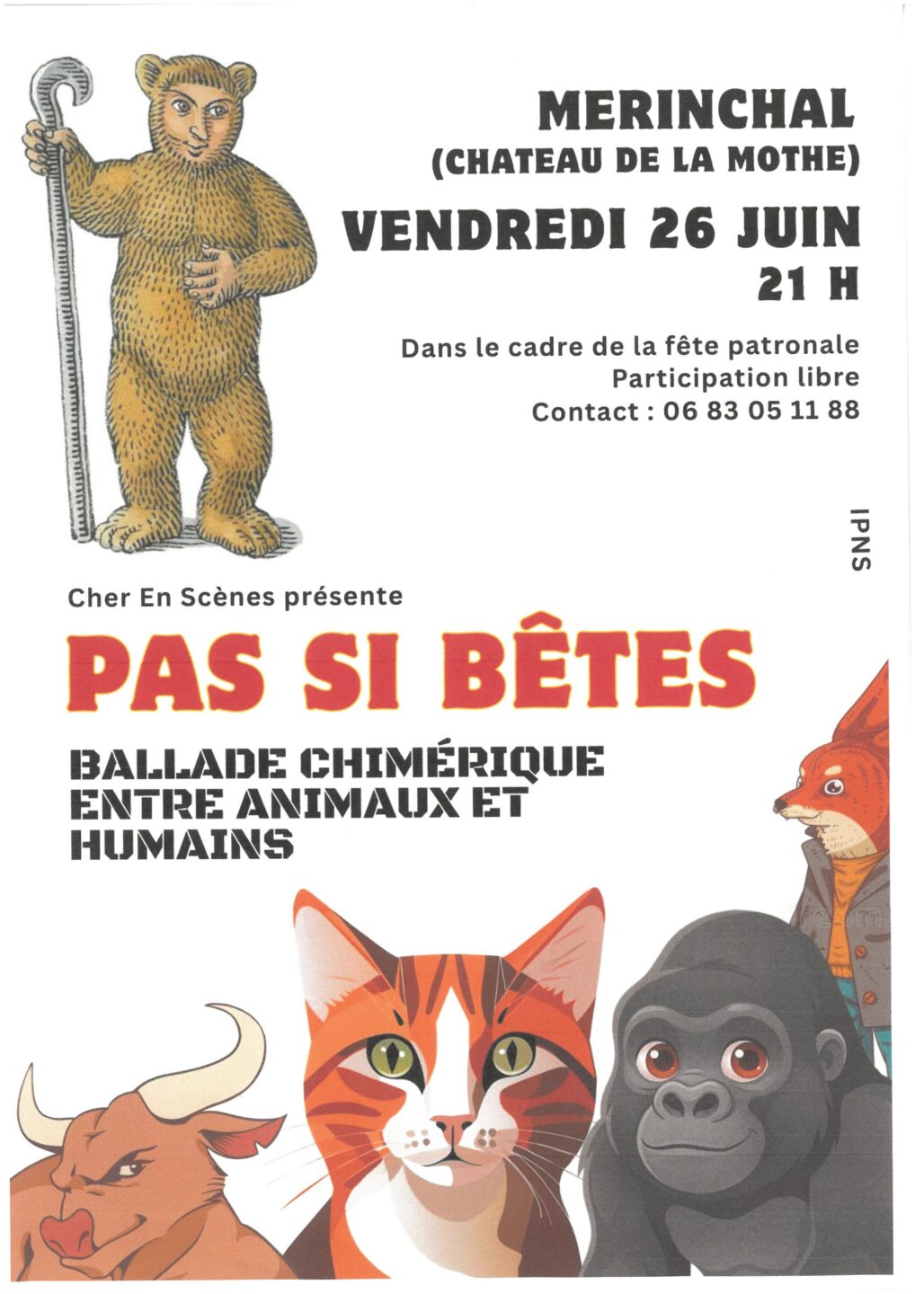 PAS SI BETES Rue du Château de la Mothe Mérinchal 2026-06-26