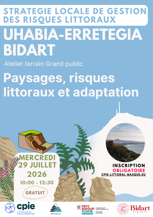 Paysages, risques littoraux et adaptation à Bidart CPIE Littoral basque  Bidart