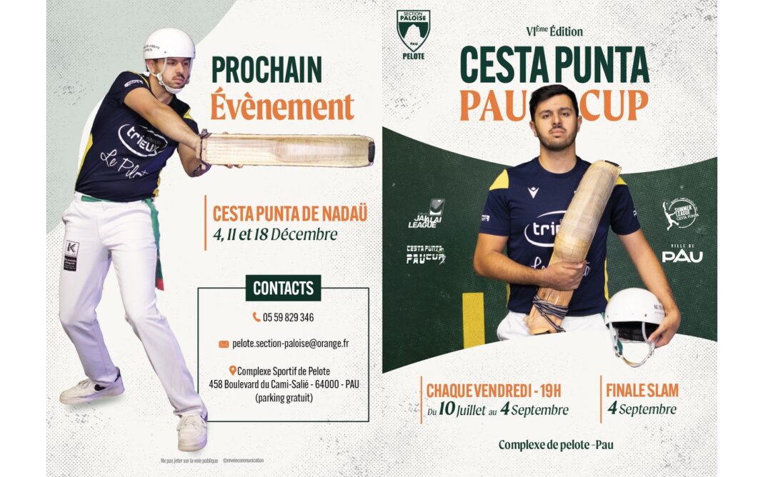 Pelote basque Cesta Punta Pau Cup  Pau