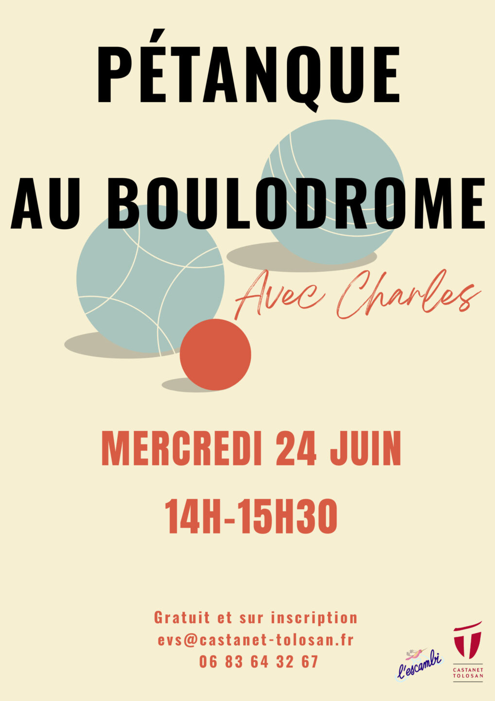 PÉTANQUE AU BOULODROME  Castanet-Tolosan