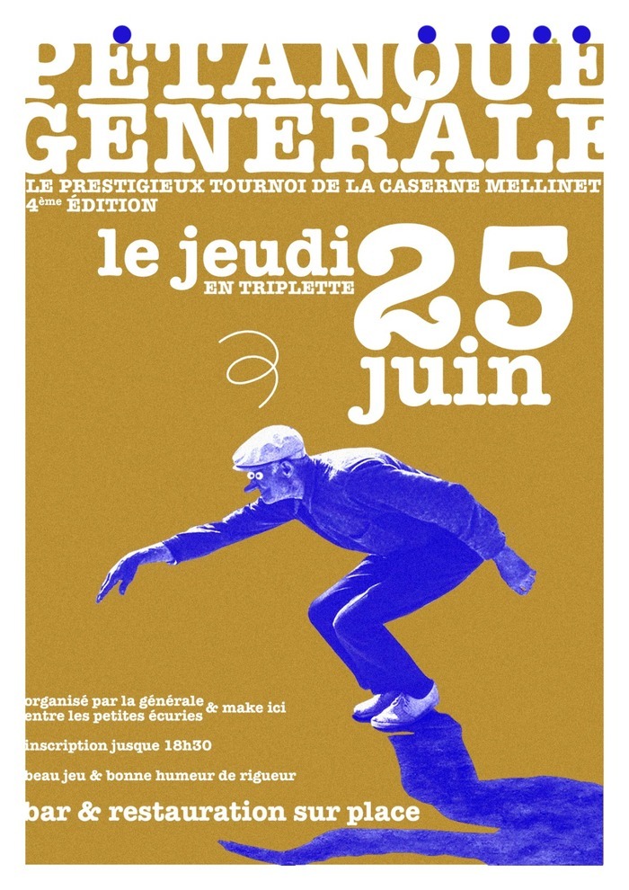 Pétanque Généraaaaaale Caserne Mellinet/La Générale Nantes