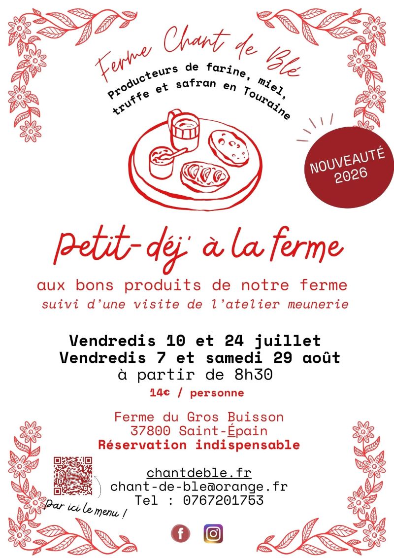 Petits déjeuners à la ferme Saint-Épain