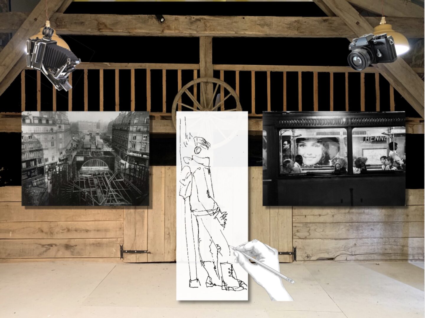 Photos et croquis le Métro arrive à Planechaud Vallière