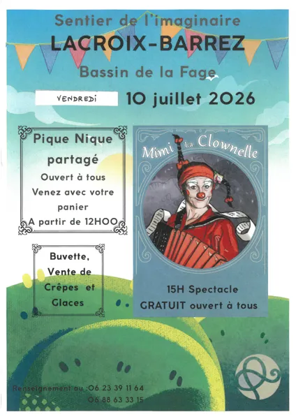 Pique-nique partagé Sentier de l&rsquo;Imaginaire  Lacroix-Barrez