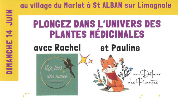 PLONGEZ DANS LUNIVERS DES PLANTES MÉDICALES Saint-Alban-sur-Limagnole