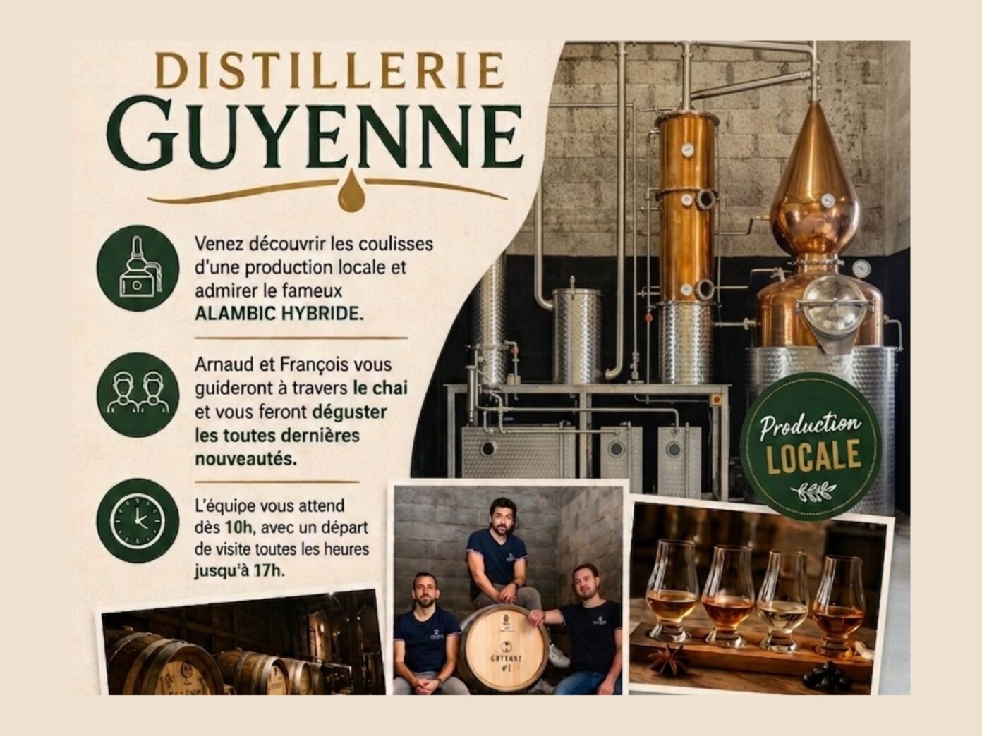 Portes ouvertes à la Brasserie distillerie Guyenne Brasserie distillerie Guyenne Lugasson