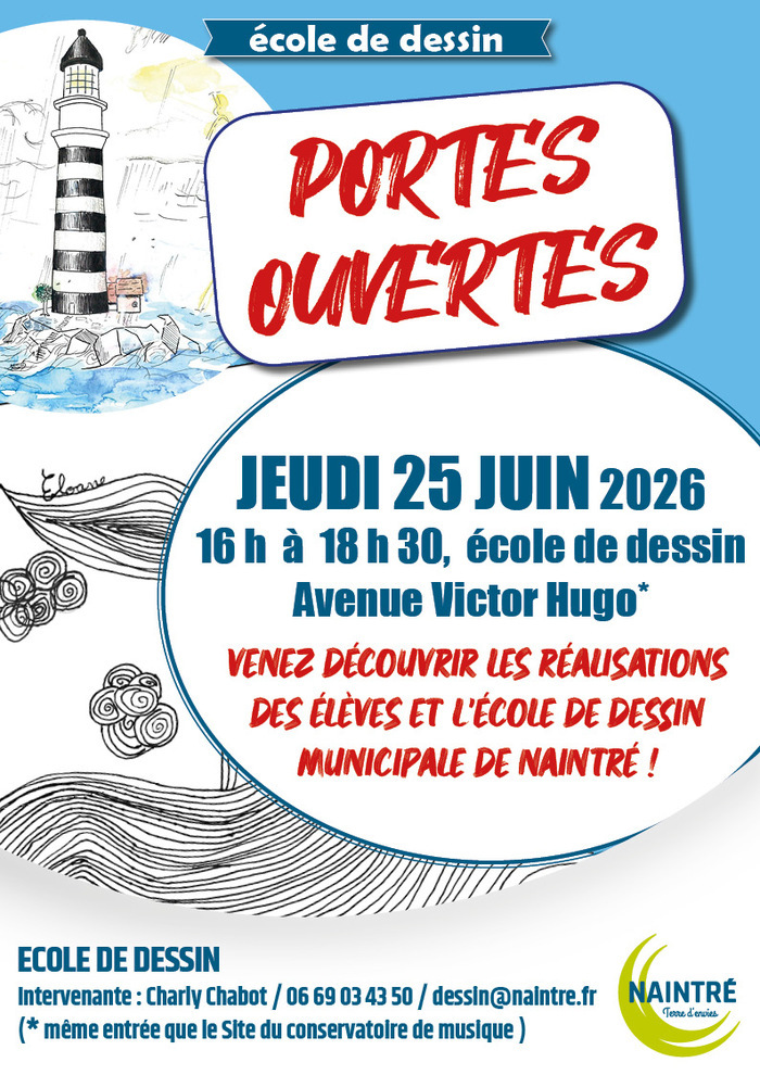 Portes ouvertes de l’école de dessin municipale Ecole de dessin municipale Naintré