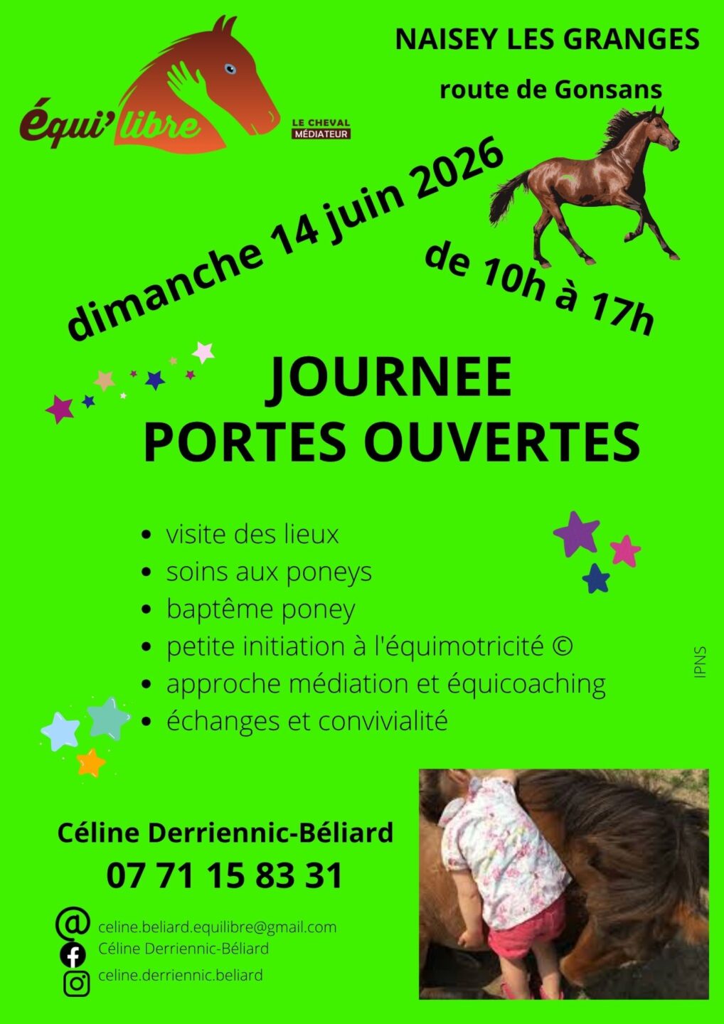 Portes ouvertes Equi’libre Route de Gonsans Naisey-les-Granges