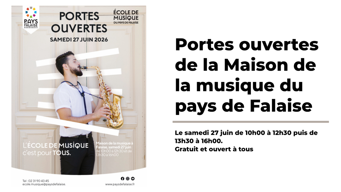 Portes ouvertes Maison de la musique du pays de Falaise Falaise