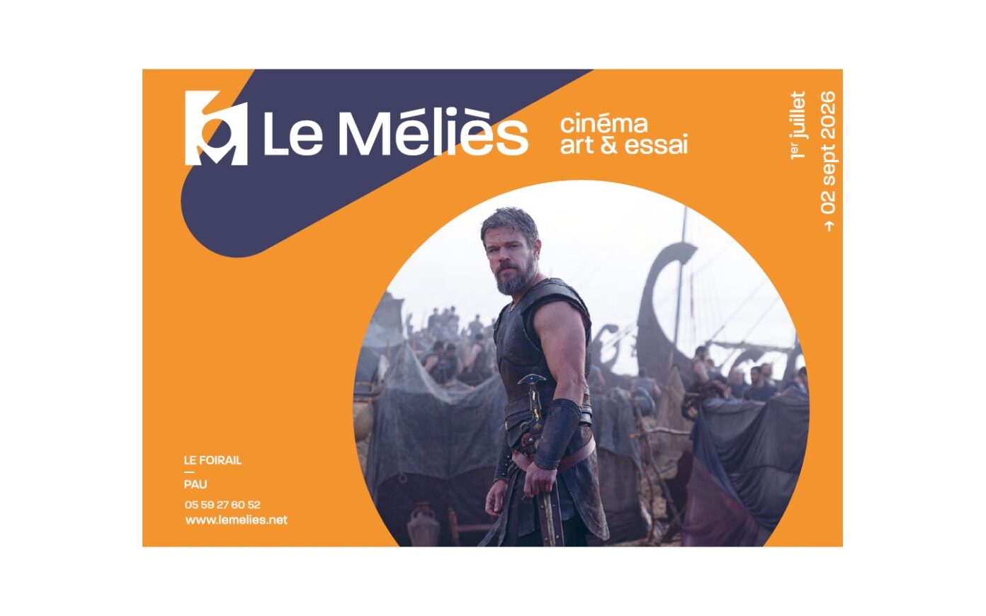 Programmation cinéma Le Méliès Place du Foirail Pau