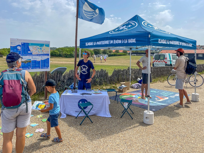 Protégeons la ressource en eau Plage de Marinella Anglet
