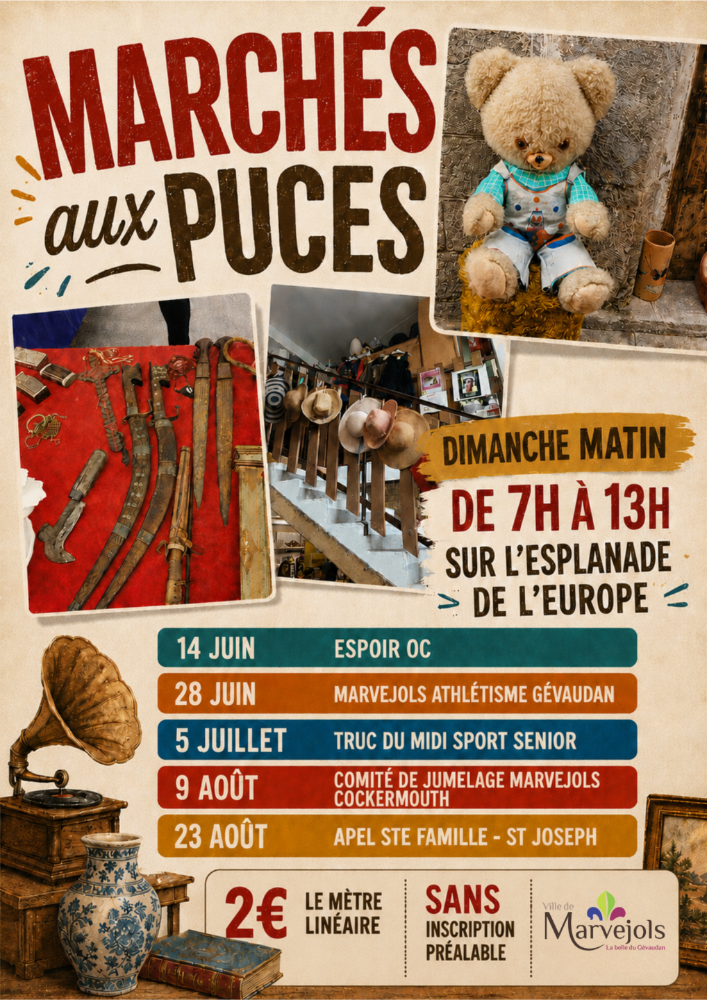 PUCES MARVEJOLS  Marvejols
