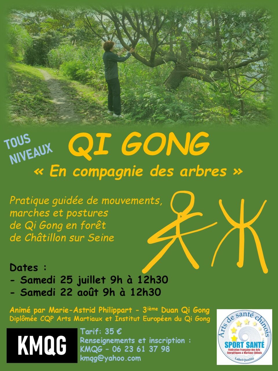 Qi Gong en compagnie des arbres Châtillon-sur-Seine