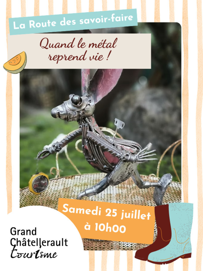 Quand le métal reprend vie ! David Vaucelle Cenon-sur-Vienne
