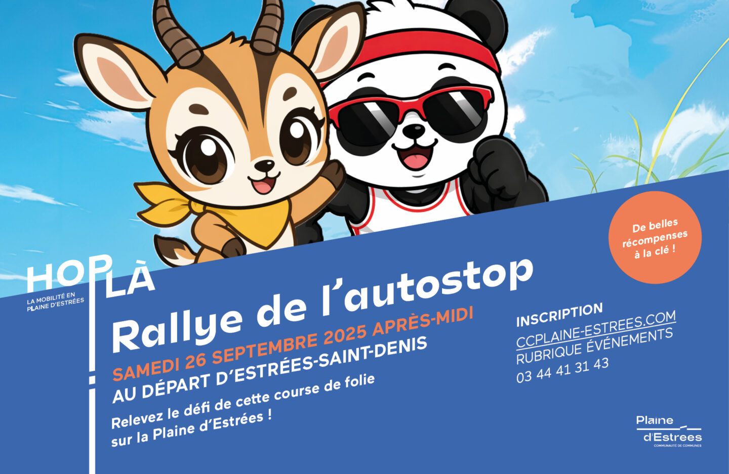 Rallye de l&rsquo;autostop  Estrées-Saint-Denis